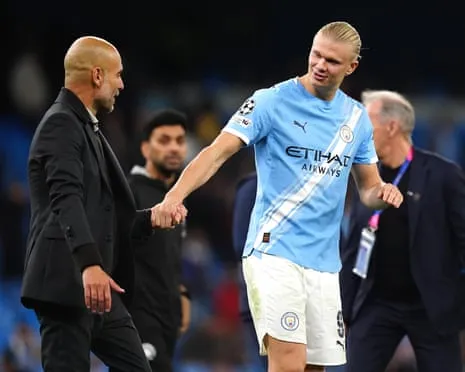 Erling Haaland Joins Exclusive UCL Half-Century Group, Praised by Guardiola as Ronaldo and Lionel Messi's Peer