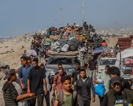 Israeli Forces Seek to Compel Civilians Away of Gaza's Urban Center as Military Operation Continues