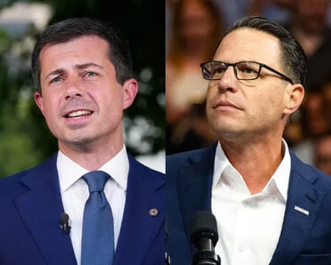 Josh Shapiro along with Transportation Secretary Buttigieg Comment to Claims from VP Harris’s Memoir