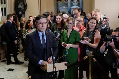 House Passes Funding Measure as Opposition Decry Healthcare Cuts: “We Do Not Serve Trump”